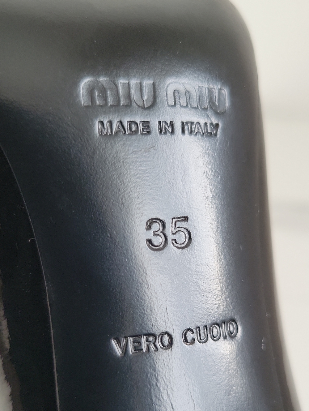 Miu Miu Black Patent High Heel Pumps - Picture 14 of 16